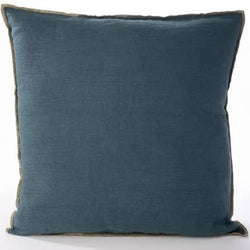 COUSSIN 100% LIN LAVE DENIM 45x45